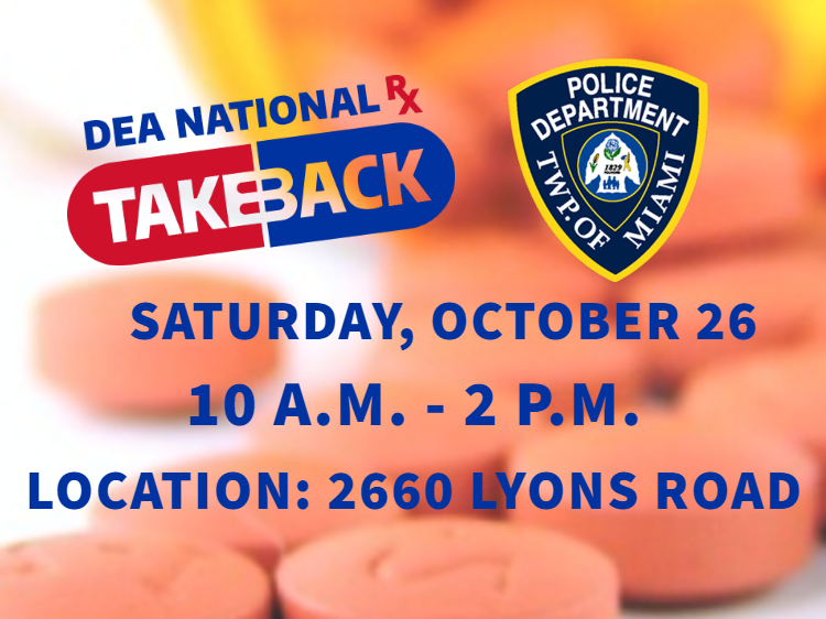 Drug Take back homepage 2019