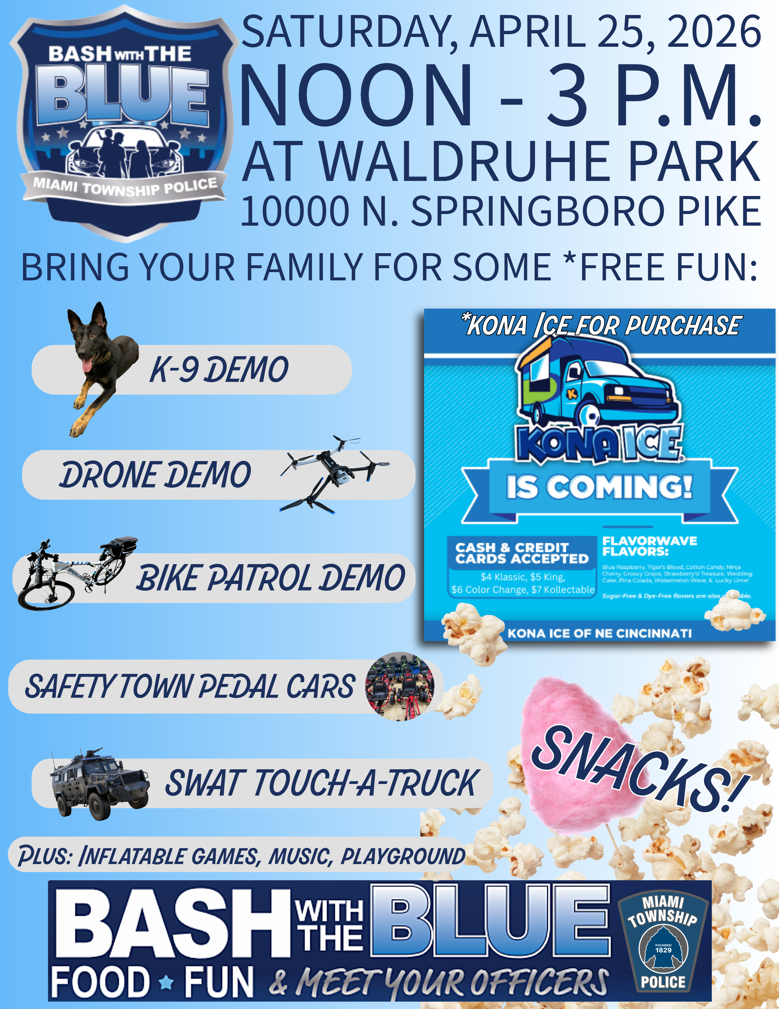 Bash the Blue flyer 2026
